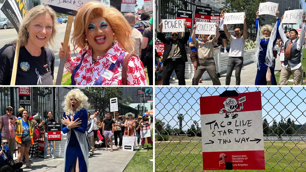 The Writers Guild of America Strike Continues with Star-Studded Demonstration at Netflix Headquarters