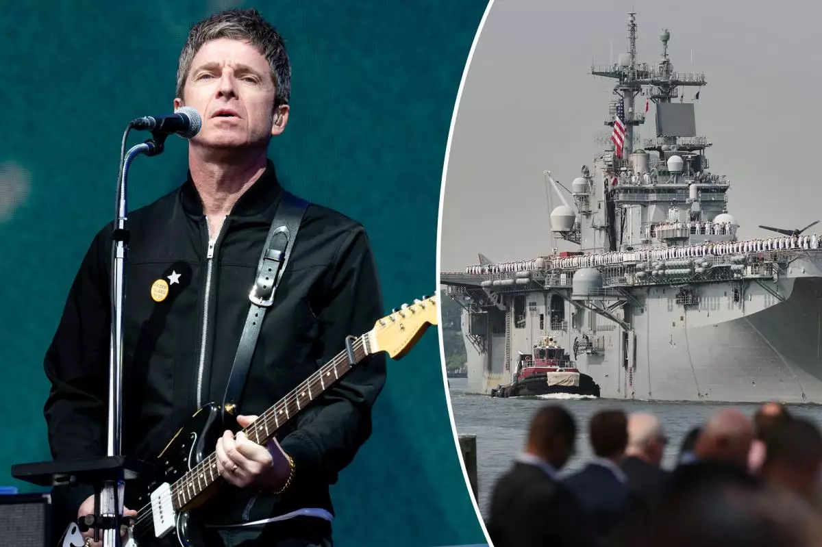 Oasis Legend Noel Gallagher Explores USS Intrepid Museum After Meeting Astronaut