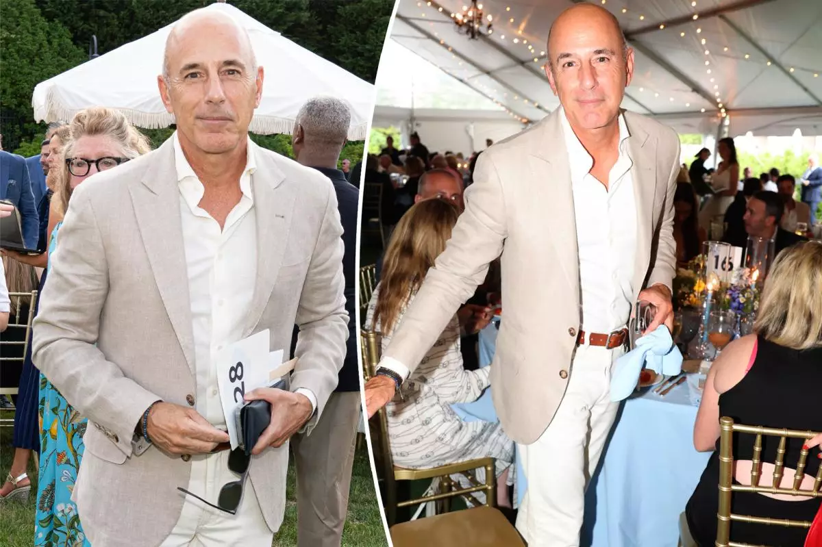 Matt Lauer Makes a Low-Key Appearance at Southampton Animal Shelter Foundation Gala