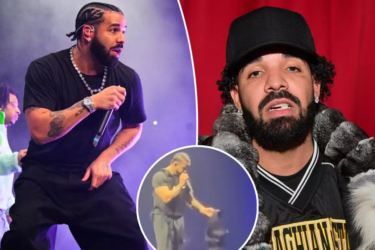 Drake Amazed by Fan’s Custom Order Bra at Last New York Gig