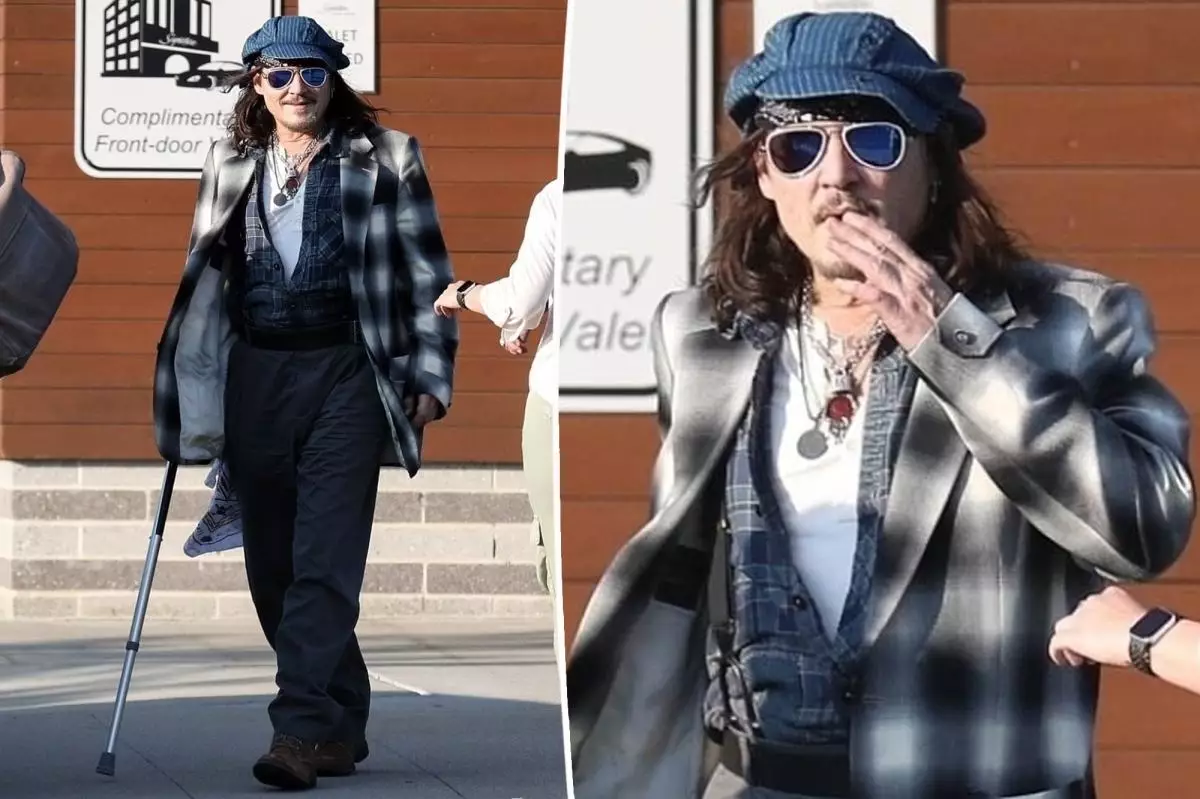 Johnny Depp Shows Determination as He Returns to Stage Despite Ankle Injury