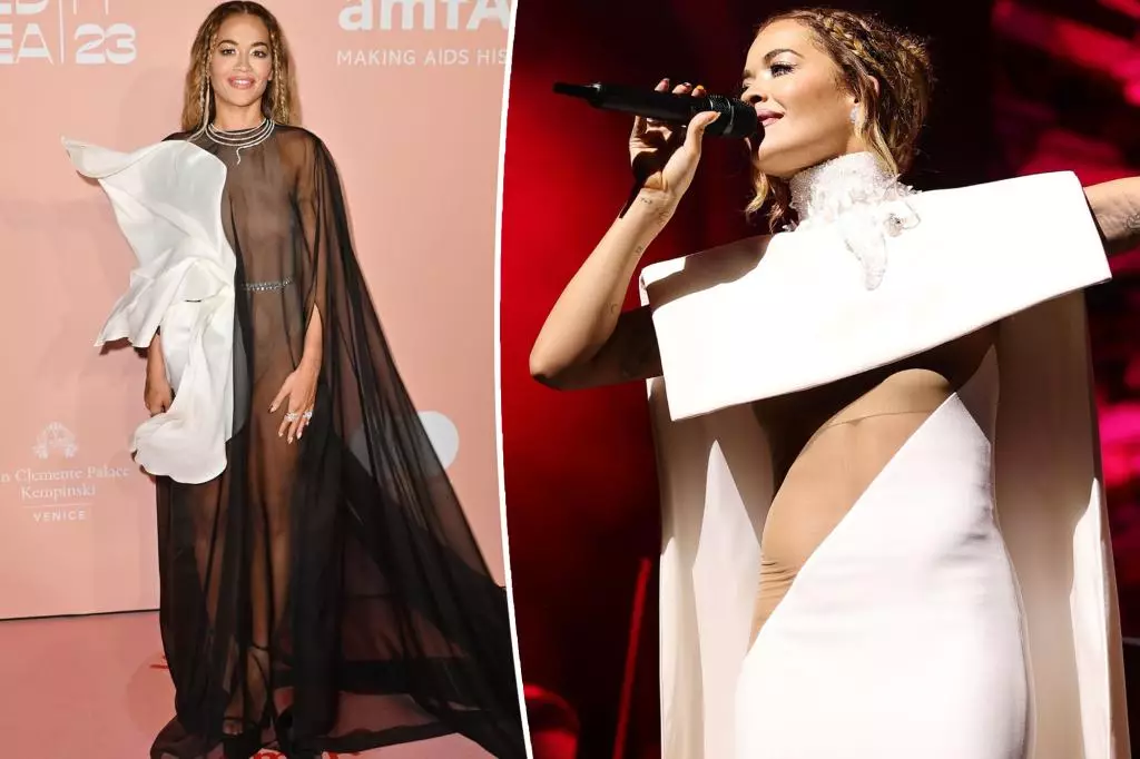 Rita Ora Stuns with Bold Fashion Choices at the 2023 amfAR Gala