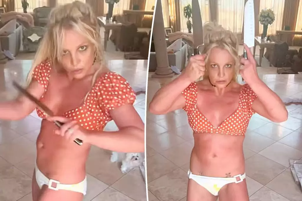 Britney Spears Disturbing Knife Video Raises Concerns Tinseltown Tribune 8787