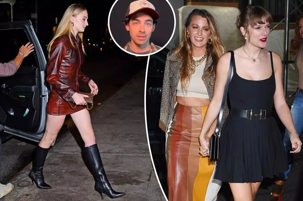 A Night Out with Sophie Turner, Taylor Swift, Blake Lively, and Brittany Mahomes