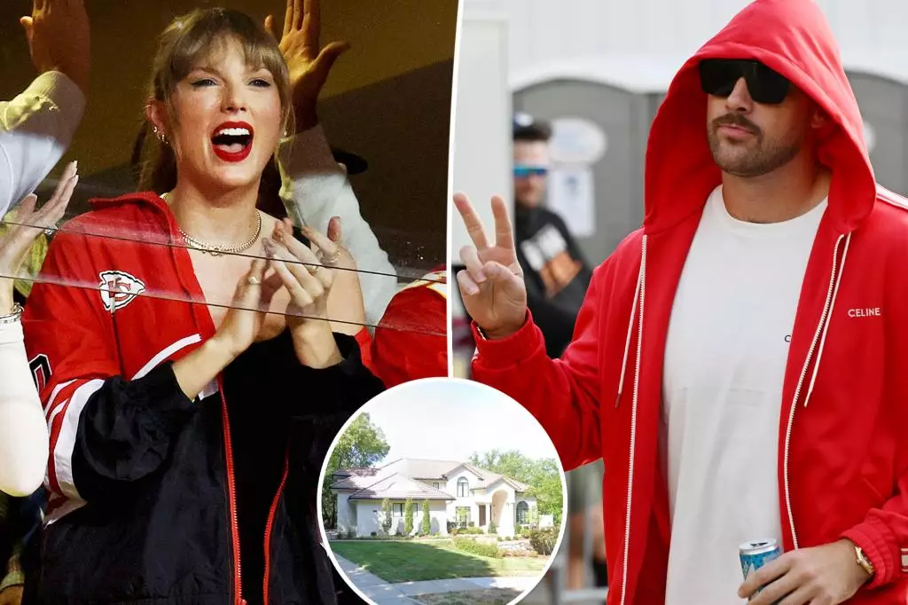 Taylor Swift Spotted at Travis Kelce’s Home: Are They an Item?