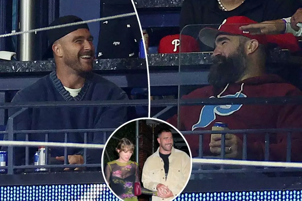 Travis Kelce Enjoys a Fun-filled Evening at the Phillies Game