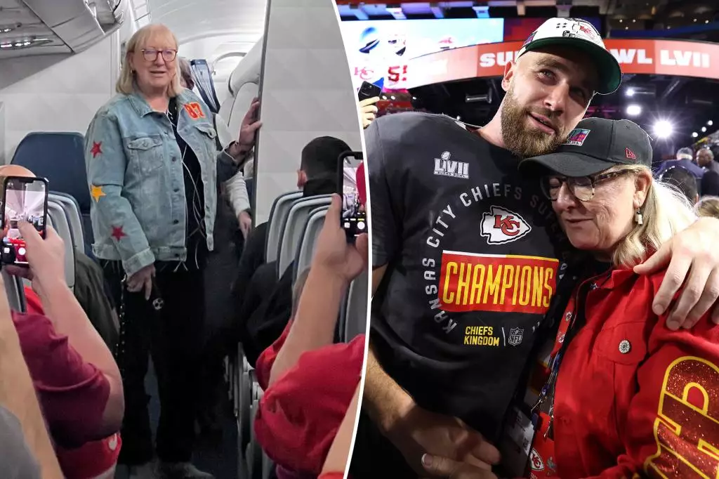 The Supportive Mother: Donna Kelce Travels to Germany to Cheer on Her Son, Travis Kelce