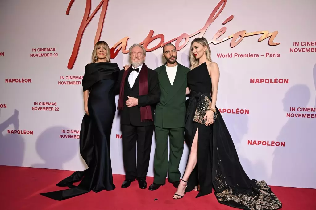 Paris Premiere of Ridley Scott’s ‘Napoleon’ Showcases Epic Film Starring Joaquin Phoenix and Vanessa Kirby