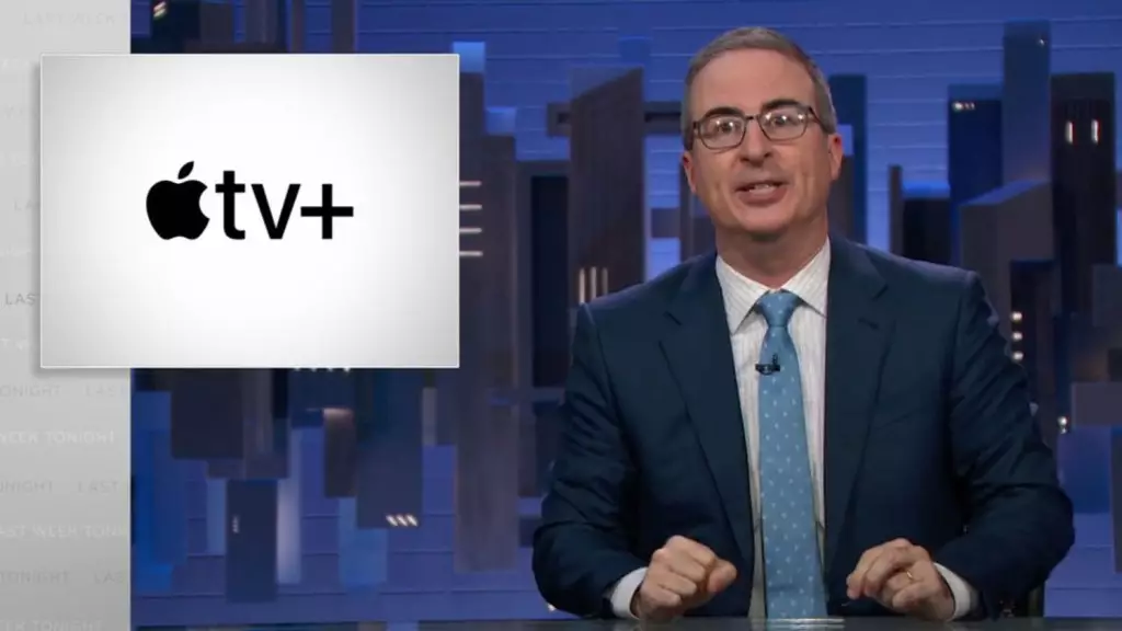 John Oliver Takes a Dig at Apple TV+