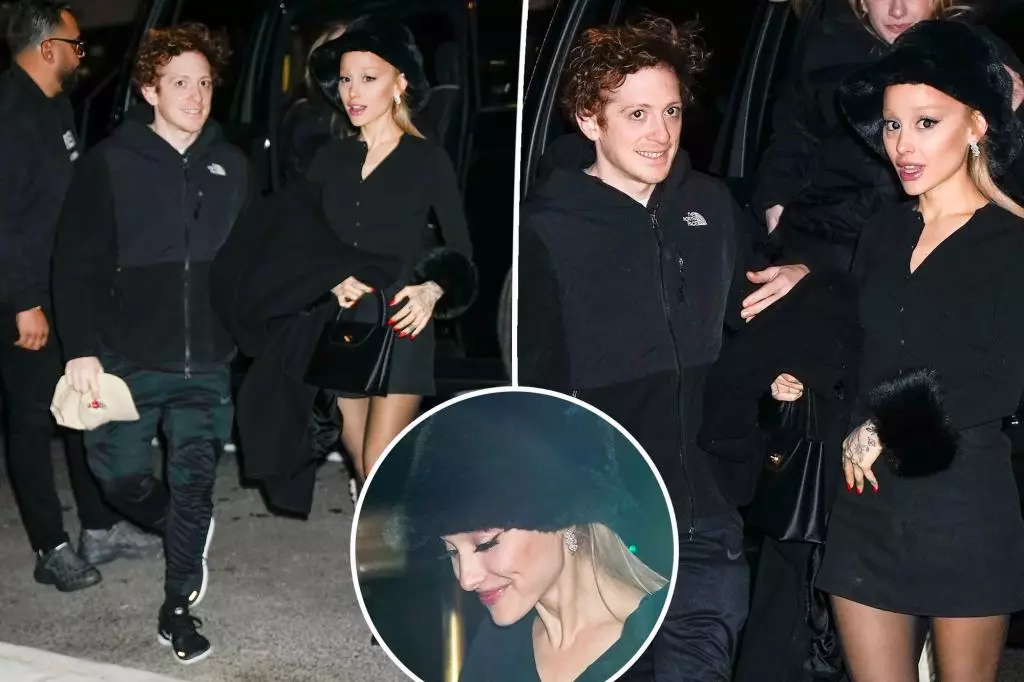 Celebrity Couple Ariana Grande and Ethan Slater Enjoy Romantic Night Out in NYC
