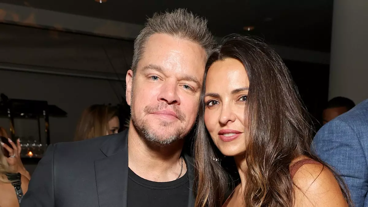 The Stunning Couple at the Golden Globes: Matt Damon and Luciana Barroso Damon are a Picture-Perfect Pair