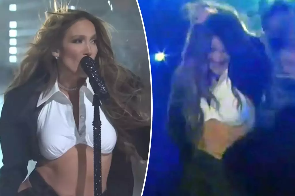 The Resilient Jennifer Lopez: A Stage Mishap Doesn’t Stop Her Performance