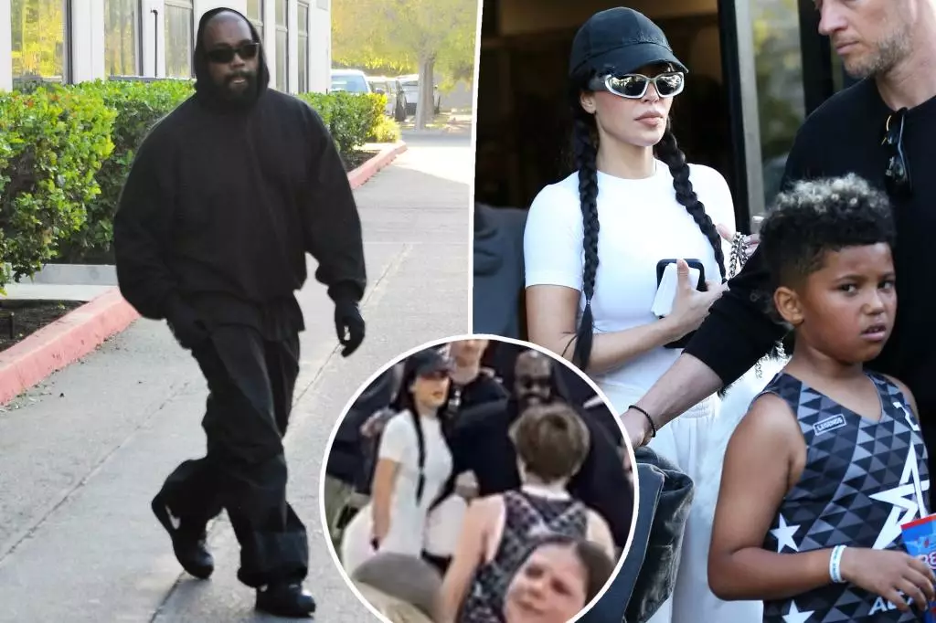 Celebrity Co-Parenting: Kanye West and Kim Kardashian Attend Son Saint’s Basketball Game Together