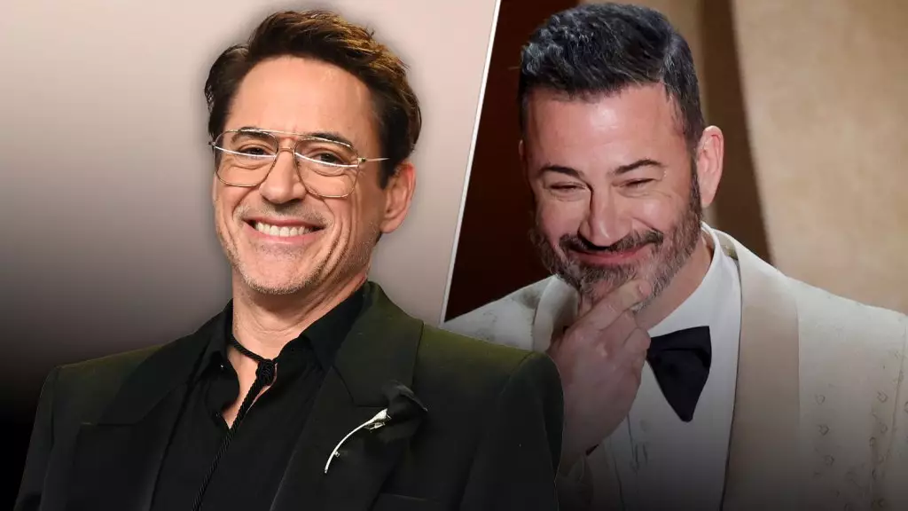 Robert Downey Jr.’s Reaction to Jimmy Kimmel’s Oscars Joke