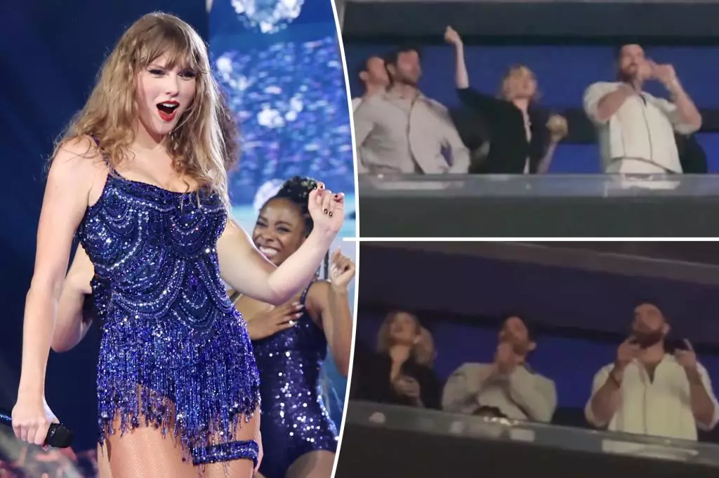 Travis Kelce Supports Taylor Swift at Paris Concert