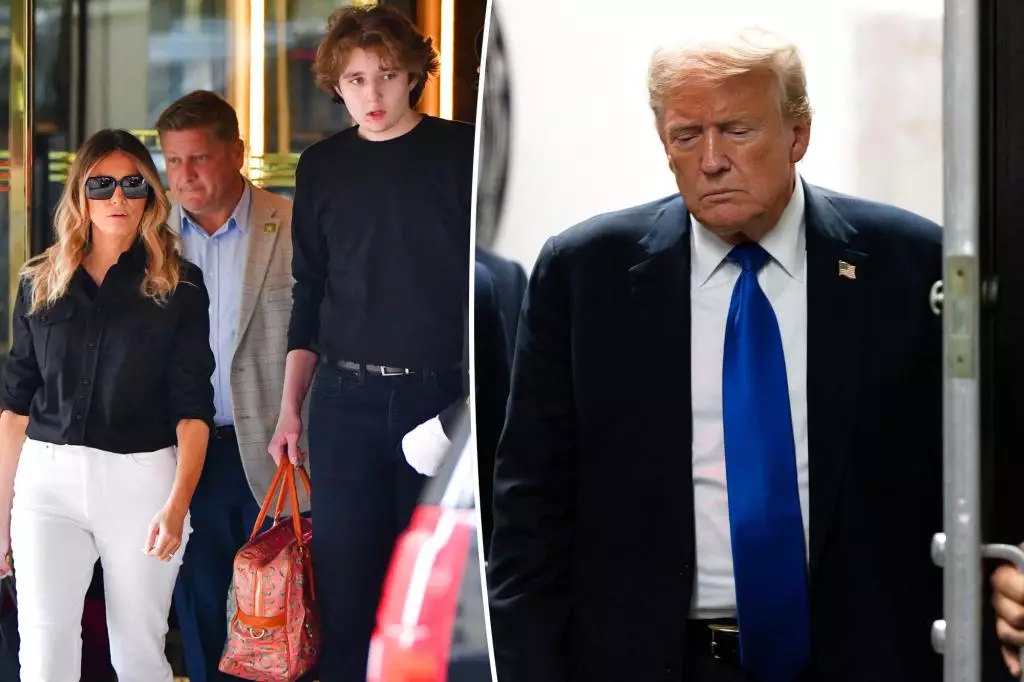 Melania Trump and Barron Seek Refuge at Trump Tower Following Guilty Verdict
