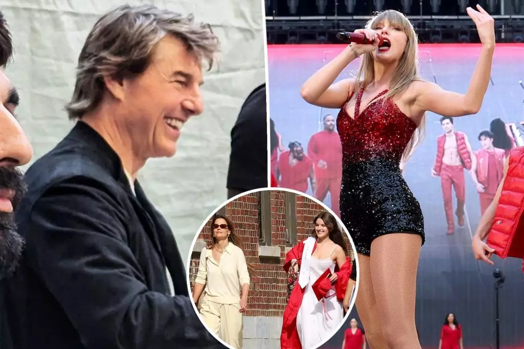 The Story of Tom Cruise’s Eventful Weekend: From Taylor Swift’s Concert to Daughter’s Graduation