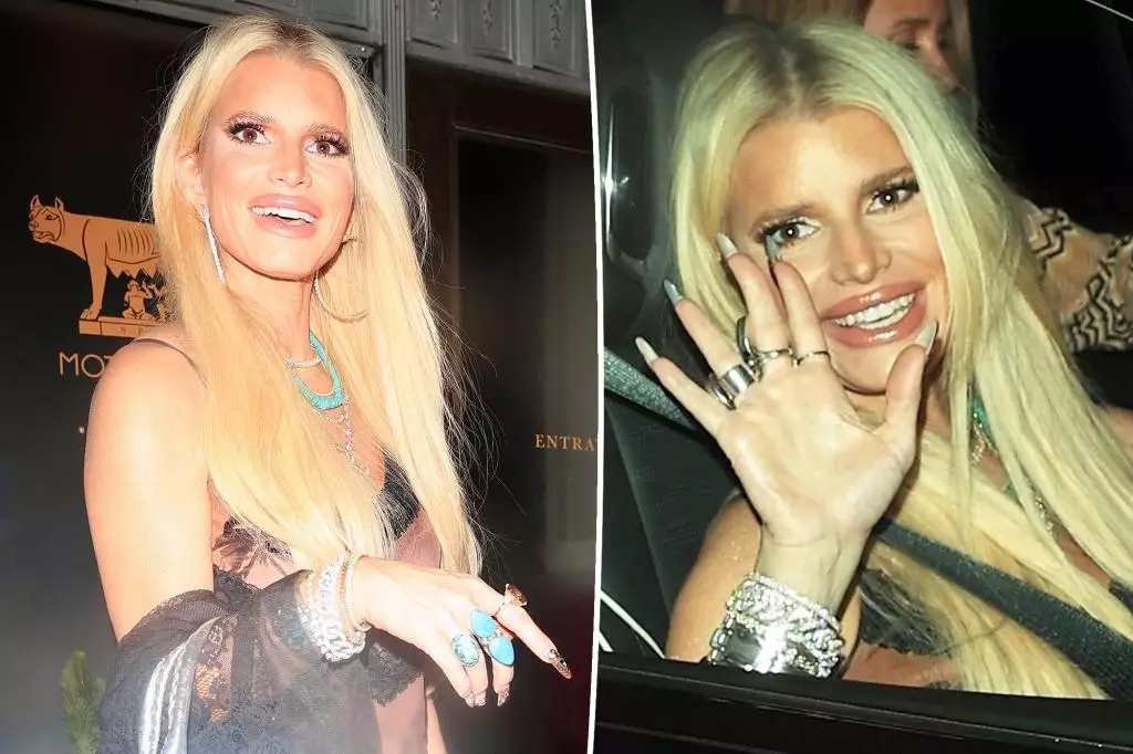 Celebrity Jessica Simpson Enjoys Girls’ Night Out After Shutting Down Drinking Rumors