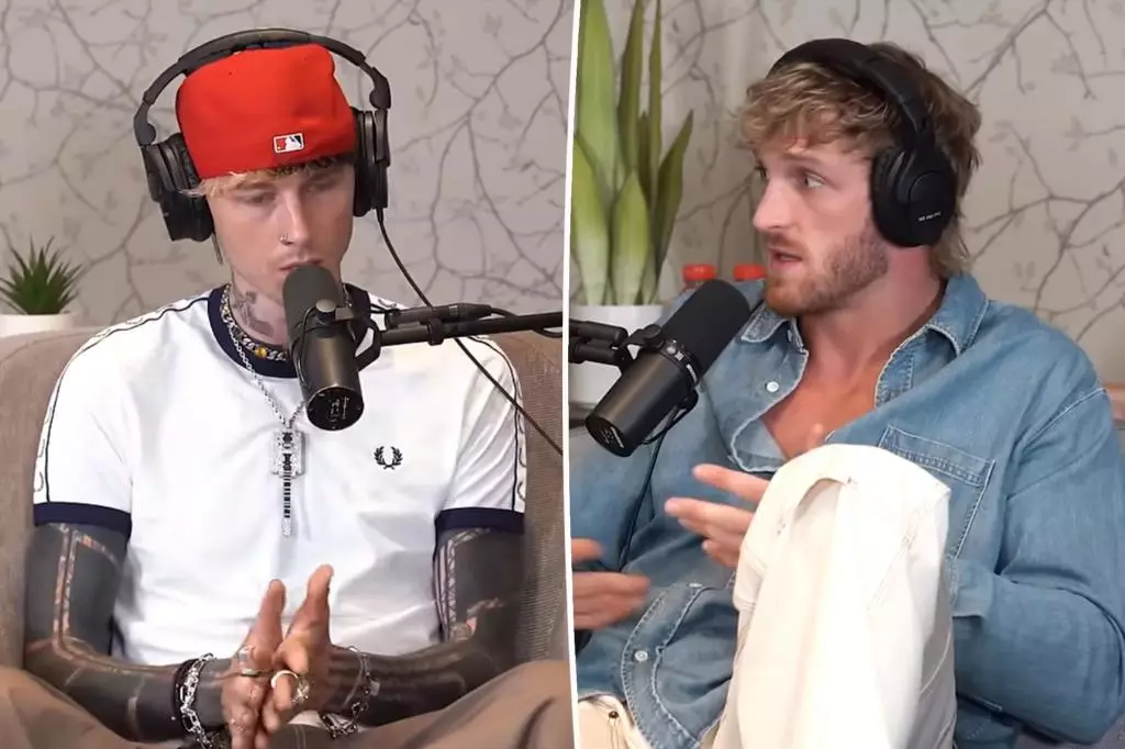 Logan Paul Cries Over Machine Gun Kelly’s Parenting Advice