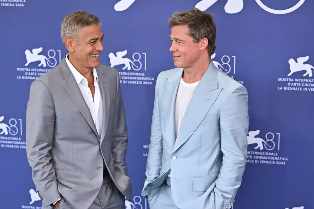 Clooney and Pitt Premiere New Movie at Venice Film Festival