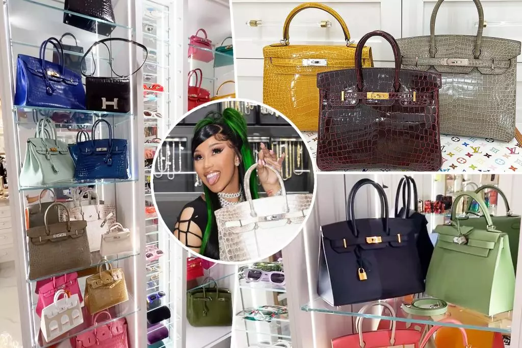 Cardi B’s Luxe Handbag Collection: A Glimpse into the World of High Fashion