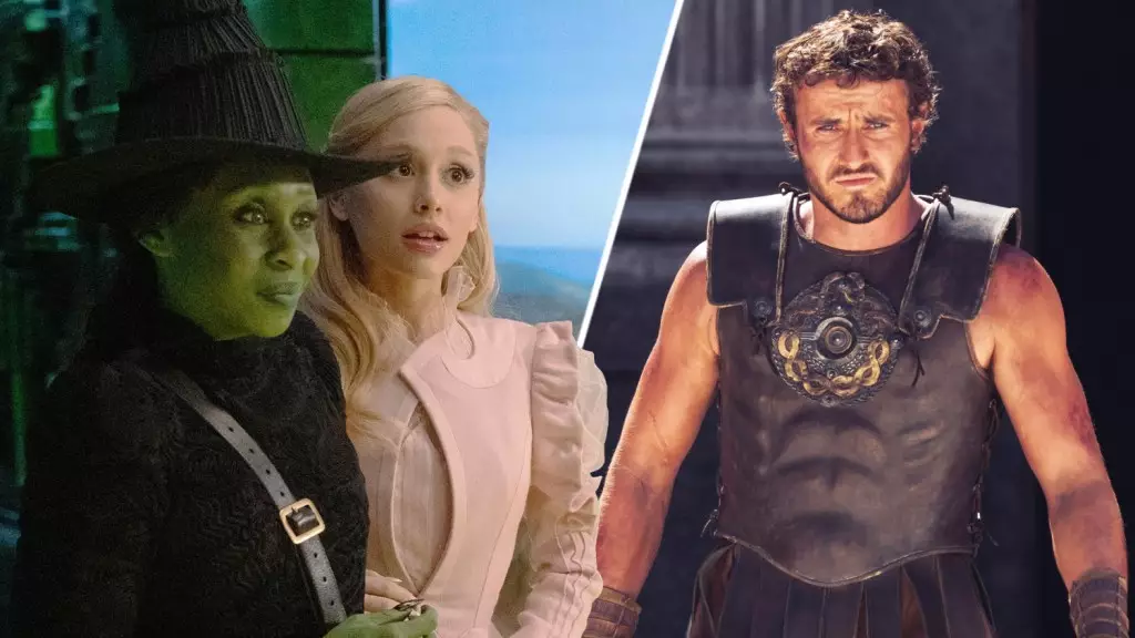 The Battle of Box Office Titans: Wicked vs. Gladiator II